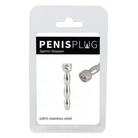 Металлический уретральный плаг Penis Plug Sperm Stopper Skull